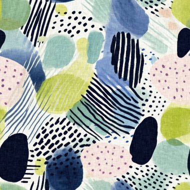 Tropik modern plaj taşları kıyı desenleri yaz tekstil tasarımları için taze keten pamuk efektli kumaş desenleri. Kusursuz trend çakıl taşı yinelenen arka plan