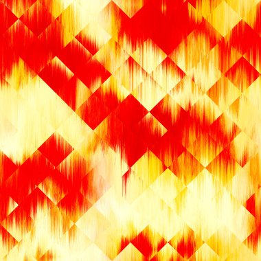 Wet ombre geometric color blend for beach swimwear, trendy fashion print. Dripping paint digital fluid watercolor swirl effect. High resolution seamless pattern material.Wavy summer dip dye boho