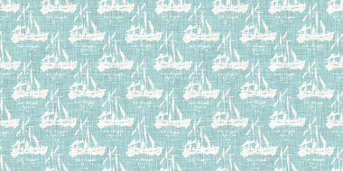 Boho Patchwork denizcilik, erkeksi yaz kurdele kesimi. Aqua teal blue vibrant suluboya batik azulejos fayans sınır kapağı arka planı. Kusursuz sahil bulanık keten efekti geometrik mozaik etkisi. 