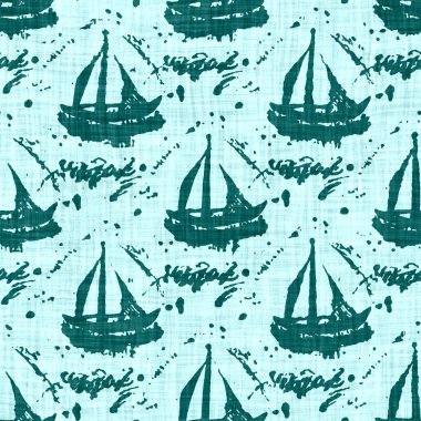  Kusursuz sahil bulanık keten efekti geometrik mozaik etkisi. Patchwork denizcilik, erkeksi yaz kurdelesi kesimi. Teal mavisi beyaz canlı suluboya batik azulejos fayans kenar afişi arkaplanı.