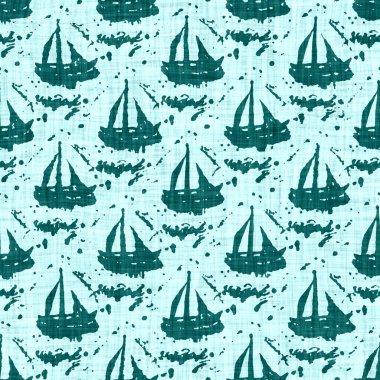  Kusursuz sahil bulanık keten efekti geometrik mozaik etkisi. Patchwork denizcilik, erkeksi yaz kurdelesi kesimi. Teal mavisi beyaz canlı suluboya batik azulejos fayans kenar afişi arkaplanı.