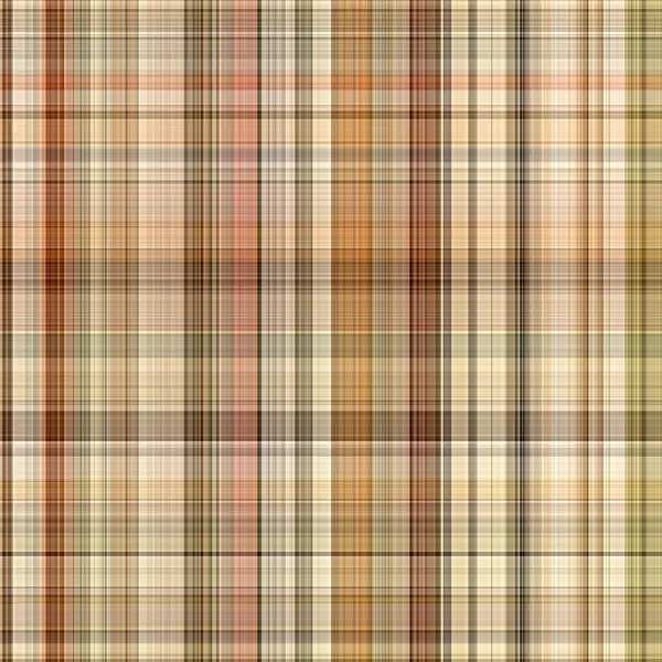 Woodland Brown Tartan Seamless Pattern Textile Tonal Autumnal Forest Plaid — Photo