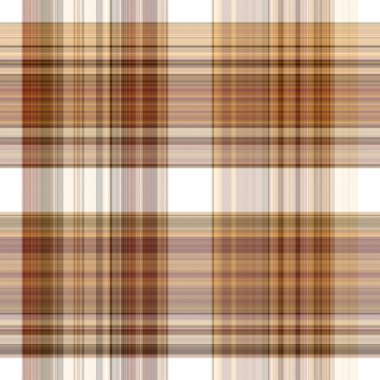 Woodland white tartan seamless pattern textile. Tonal autumnal forest plaid with organic texture. Background of orange stripe for rough wallpaper