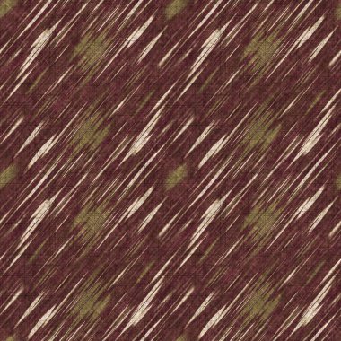 Camo brown marl seamless pattern. Natural woven melange wallpaper tile. Mottled material of trendy striped background