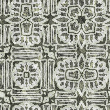 Mozaik geometrik yeşil, pürüzsüz doku deseni. Yazılı kumaş için modaya uygun kaleydoskop tasarımı. Sert soyut tekstil tasarımı