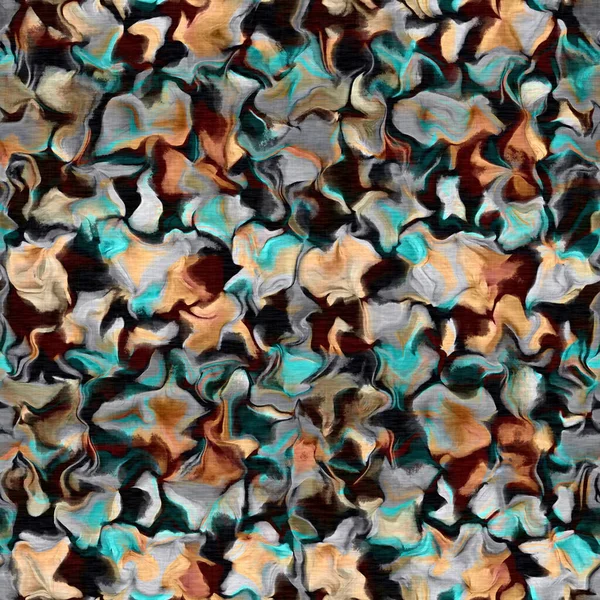 Camouflage Wavy Marble Seamless Pattern Gradient Blur Camo Bohemian Backdrop — Stock Photo, Image