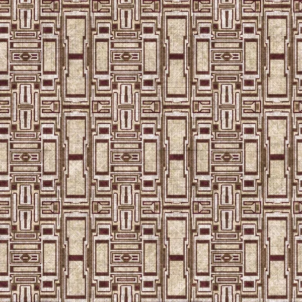 Sepia Kahverengi Geometrik Tuval Efekti Pürüzsüz Doku Maddesel Jeo Organik — Stok fotoğraf
