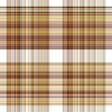 Woodland white tartan seamless pattern textile. Tonal autumnal forest plaid with organic texture. Background of orange stripe for rough wallpaper