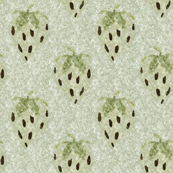 빈티지 솔기없는 패턴입니다 코파게커 리넨을 벽지에 바르는 열매들의 — 스톡 사진