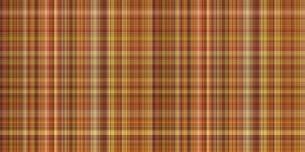 Woodland Brown Tartan Seamless Border Textile Tonal Autumnal Forest Plaid — Stock Photo, Image