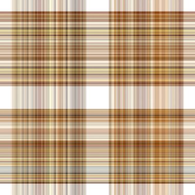 Woodland white tartan seamless pattern textile. Tonal autumnal forest plaid with organic texture. Background of orange stripe for rough wallpaper