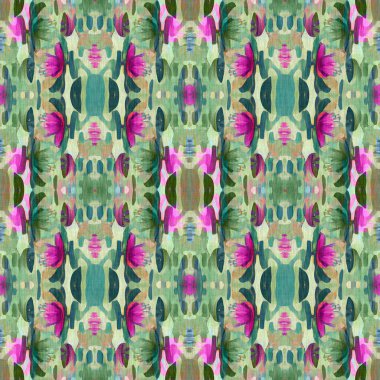 Yaban çiçeği kırsal damaske pürüzsüz desen. Klasik dekoratif duvar kâğıdı için geometrik antika çiçek. Cottagecore moda tekrar fayans