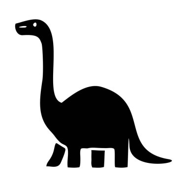 Cute dinosaur vector motif for kids. Hand drawn childlish paleo reptile illustration for quirky art