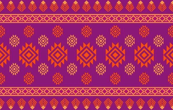 Простой Фиолетовый Оранжевый Треугольник Квадратный Геометрический Рисунок Основными Геометрическими Фигурами — стоковый вектор