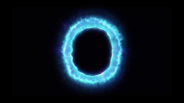 Portal Και Space Loop Animation Φόντου Ανάλυση Μήκους Δευτερολέπτων — Αρχείο Βίντεο