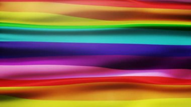 LGBT gay lezbiyen gurur bayrağı sonsuz döngü 4K çözünürlüğü