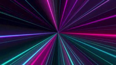 VJ partisi soyut parlayan satırlar Arkaplan döngüsü 4K çözünürlüğü