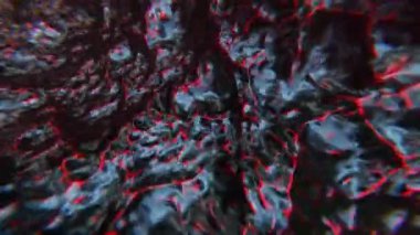 Uzaylı Sıvısı Okyanus Suyu Renkli neon rengi Kusursuz Döngü 4K