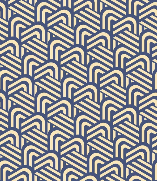 Geknotete Diagonale Blaue Und Weiße Linien Modernes Abstraktes Design Eleganter — Stockvektor