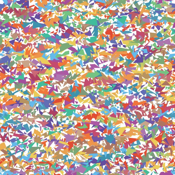 Бесшовный Геометрический Узор Мелкими Элементами Неровными Рёбрами Разноцветный Рисунок Пятна — стоковый вектор