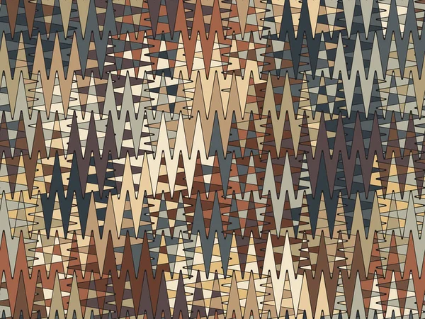 Lignes Multicolores Zigzag Entrelacées Modèle Ondulé Répétitif Sans Couture Éléments — Image vectorielle