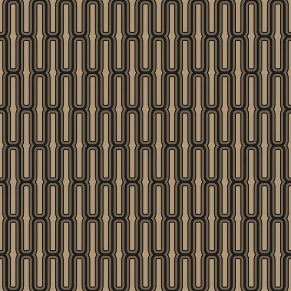 Motif Géométrique Sans Couture Avec Des Rectangles Marron Orné Sur — Image vectorielle