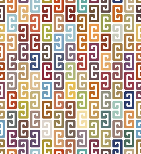 Seamless Repeating Pattern Multicolored Rectangle Shape Elements Arranged Vertical Lines — Stock Vector