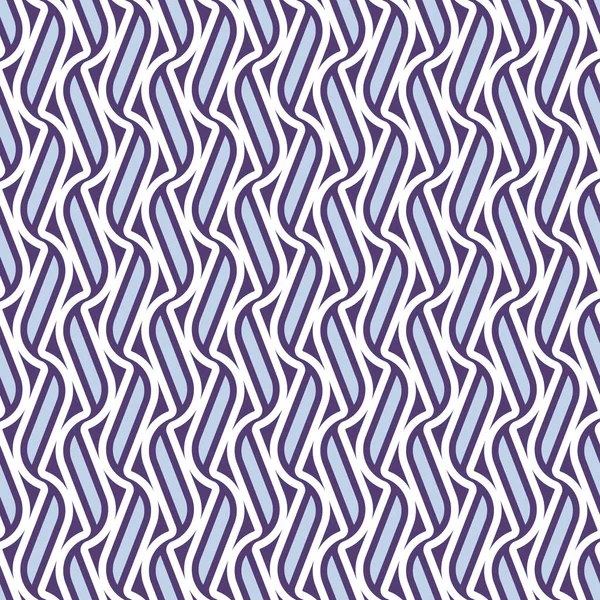 无缝化重复模式 摘要紫色波浪形线和矩形几何元素的抽象组合 表面设计 图形纺织品质感 装饰矢量说明 — 图库矢量图片