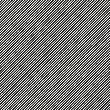 Kusursuz çizgili geometrik desen, el çizimi stili köşegen, beyaz arka planda düzensiz ince siyah çizgiler. Monokrom doğrusal doku. Vektör illüstrasyonu.