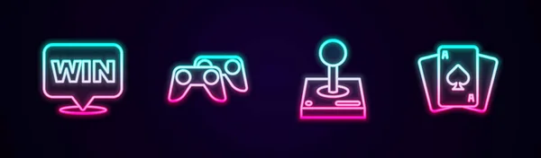 Ορισμός Μετάλλιο Γραμμή Ελεγκτής Παιχνίδι Joystick Joystick Για Arcade Μηχανή — Διανυσματικό Αρχείο