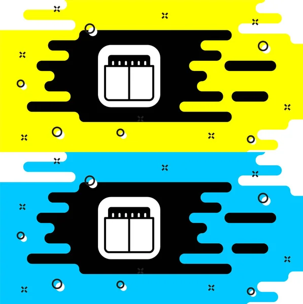 白色运动机械记分板和结果显示图标隔离在黑色背景 — 图库矢量图片