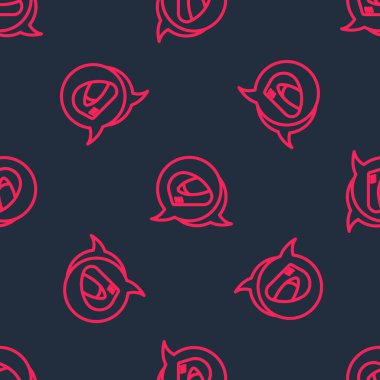 Kırmızı çizgi yarış başlığı simgesi siyah arka planda izole edilmiş. Olağanüstü bir spor. Spor malzemeleri. Vektör