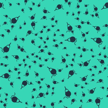 Kara Balıkçılık ikonu yeşil arka planda izole edilmiş pürüzsüz desen. Balık oltası. Vektör.