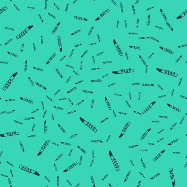 Siyah flüt simgesi yeşil arkaplanda kusursuz desen izole etti. Müzik aleti. Vektör.