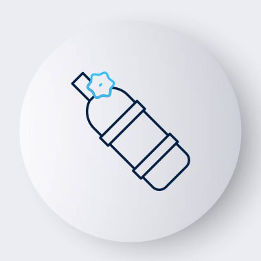 Aqualung simgesi beyaz arkaplanda izole edildi. Dalgıçlar için oksijen tüpü. Dalış ekipmanları. Olağanüstü bir spor. Su altı ekipmanları. Renkli taslak konsepti. Vektör