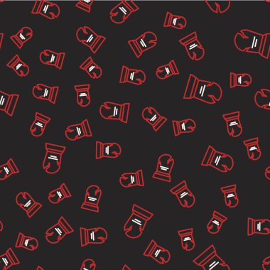 Üzerinde RIP yazılı Çizgi Tombstone simgesi siyah arkaplanda izole edilmiş kusursuz desen. Mezar ikonu. Mutlu Cadılar Bayramı Partisi. Vektör