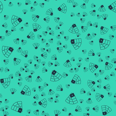 Siyah renk palet rehber simgesi yeşil arkaplanda izole edilmiş pürüzsüz desen. Vektör