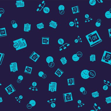 Sözleşme parası, reklamcılık, dolarla hiyerarşi ve kusursuz düzen. Vektör