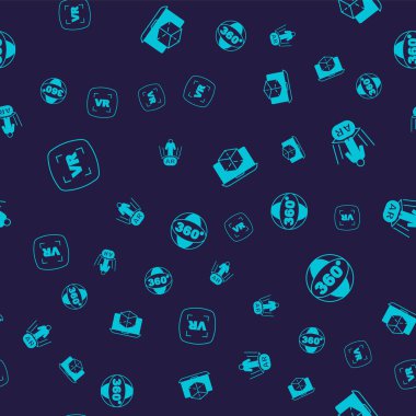 Sanal gerçekliği, Artırılmış AR 'ı, 3D modellemeyi ve 360 derecelik kusursuz deseni ayarla. Vektör