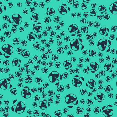 Siyah Elma simgesi, yeşil arkaplanda pürüzsüz desen izole etti. Fazla kilolu. Sağlıklı diyet menüsü. Fitness diyeti elması. Vektör