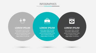 Çanta, insan, para ve kişisel bilgi toplama seti. Ticari bilgi şablonu. Vektör