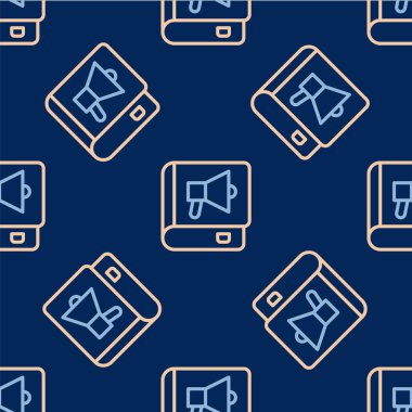 Satır Defteri simgesi mavi arkaplanda izole edilmiş. Vektör.