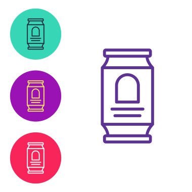 Çizgi bira simgesi beyaz arkaplanda izole edilebilir. Simgeleri renklendirin. Vektör.