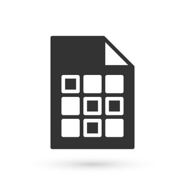 Gri piyango bileti ikonu beyaz arka planda izole edildi. Bingo, loto, nakit para ödülleri. Finansal başarı, refah, zafer, kazanma şansı. Vektör