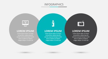 İşaretleyici kalem, bilgisayar tasarım programı ve grafik tableti ile ayarlayın. Ticari bilgi şablonu. Vektör