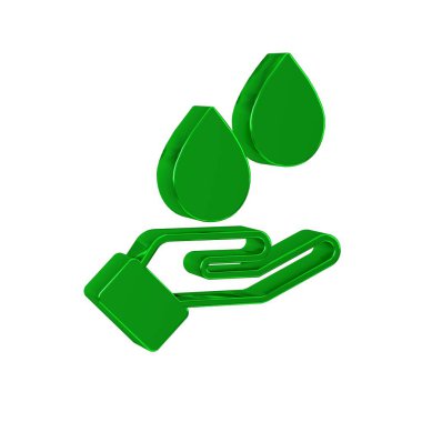 Şeffaf arkaplanda sabun ikonu olan yeşil yıkama elleri. Virüs ve bakterileri önlemek için ellerini sabunla yıkıyorsun.. .