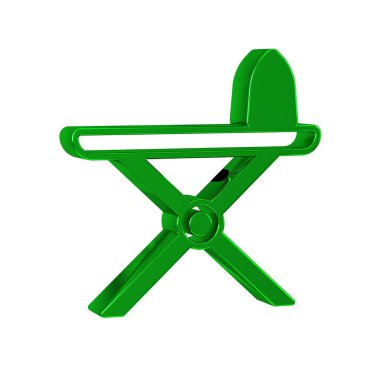 Yeşil Elektrik Ütüsü ve Ütü Panosu simgesi şeffaf arkaplanda izole edildi. Buhar demiri. 