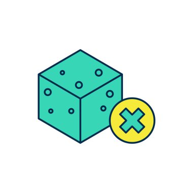 Beyaz arkaplanda şekersiz simge yok. Küp şekerler. Tatlı, besleyici, lezzetli. Rafine şeker. Vektör