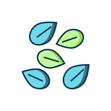 Beyaz arkaplanda izole edilmiş belirli bir bitki simgesinin ana hatlarını doldurdum. Düz çizgili, gölgeli. Vektör