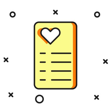 Doldurulmuş ana hatlar listesi simgesi beyaz arkaplanda izole edildi. Düz çizgili, gölgeli. Vektör.